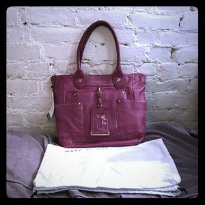 MARC JACOBS PREPPY HAYLEY LEATHER TOTE DUSTBAG